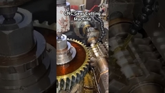 Máquina de corte de engrenagens CNC #tecnologia #máquina #cnc